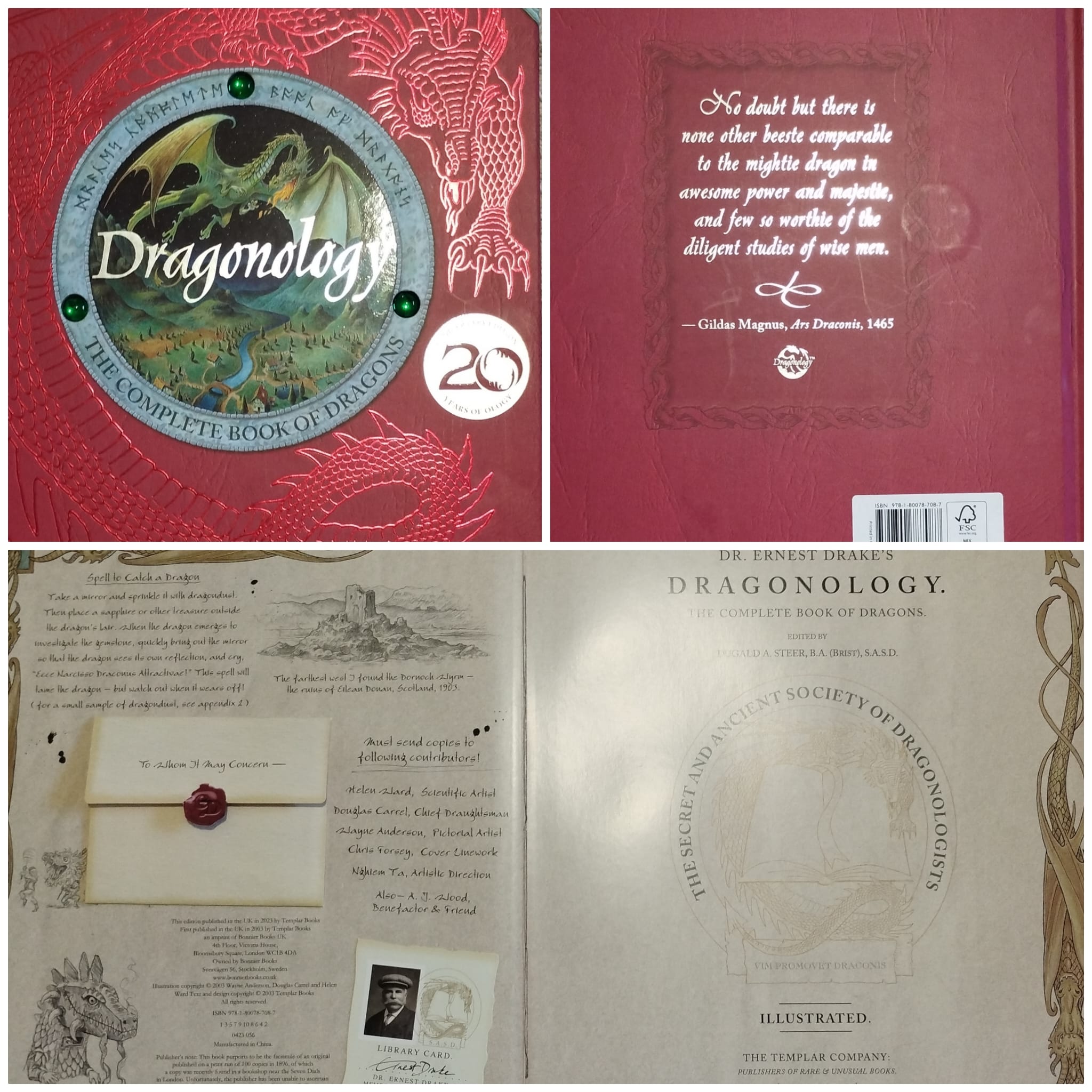 Dragonology Templar Publishing 20th Anniversary edition