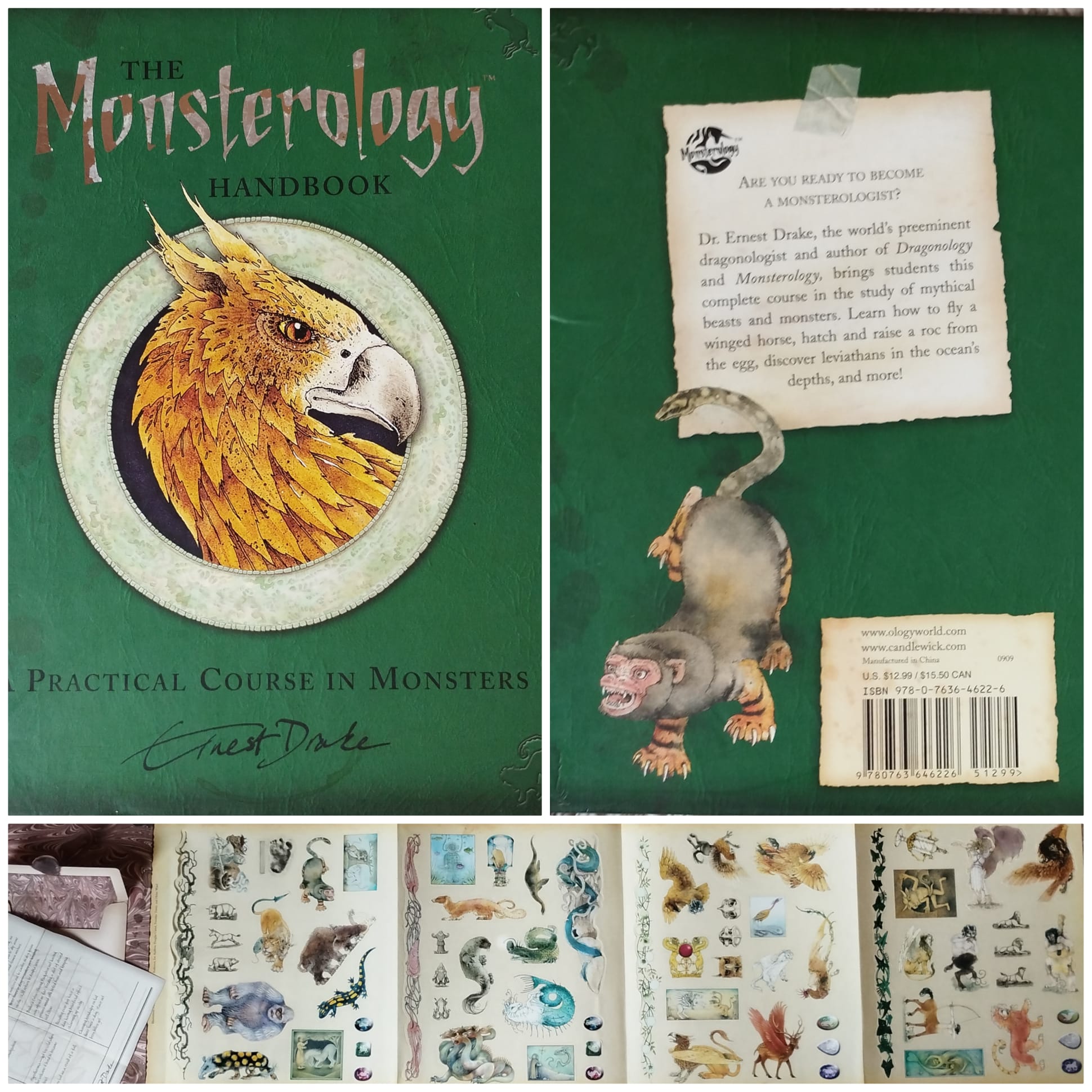 Monsterology The Monsterology Handbook: A Practical Course in Monsters Candlewick Press