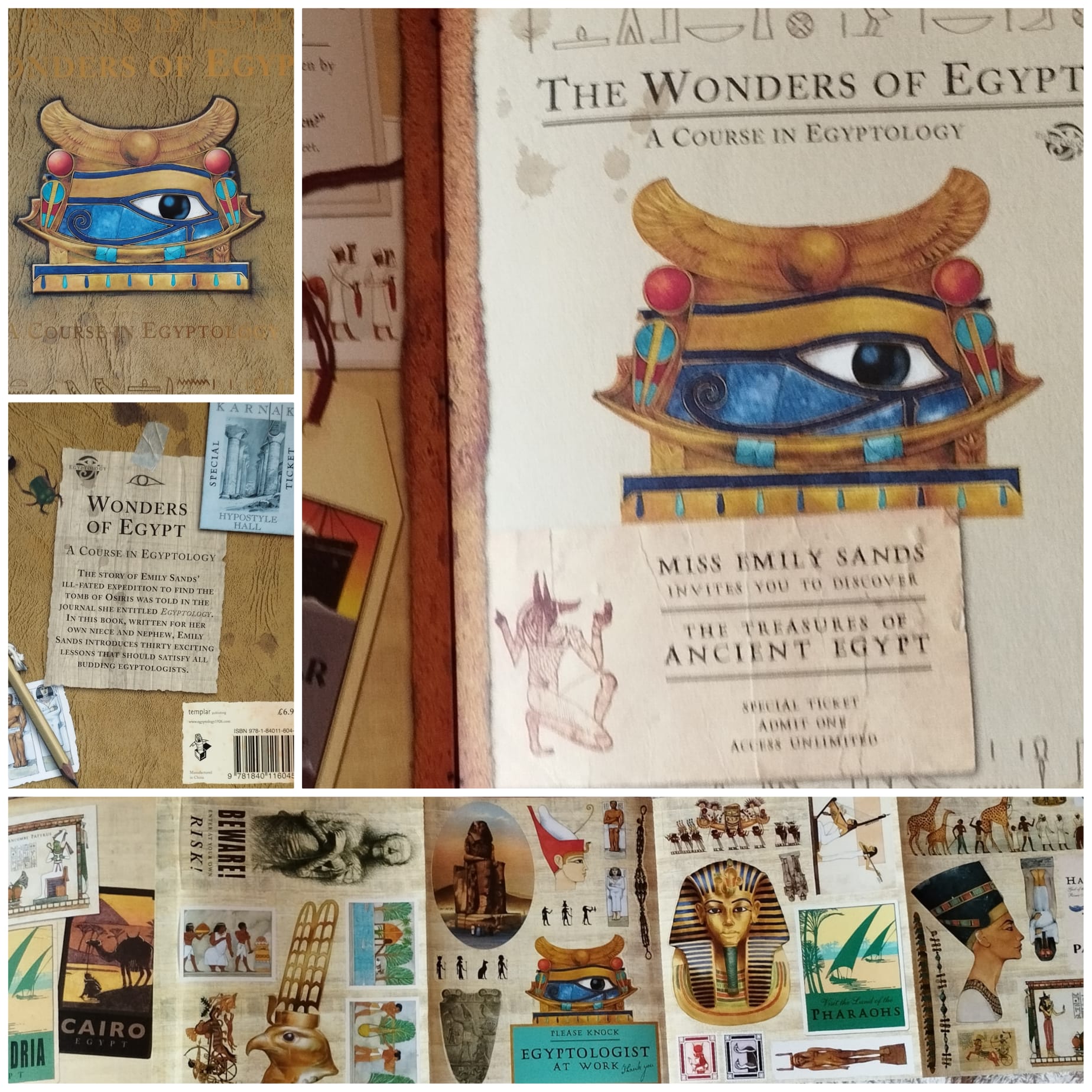 The Wonders of Egypt A Course in Egyptology Templar Publishing Paperback